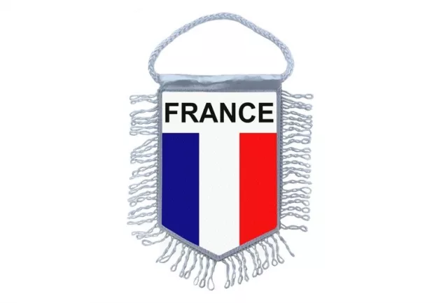 Mini banner flag pennant window mirror cars country banner france french