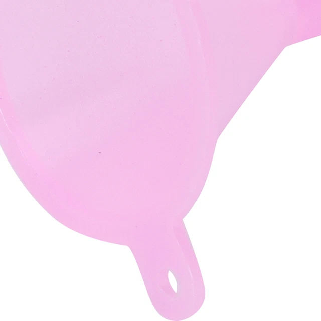 (rosa) Piccolo imbuto dispenser polvere imbuto separatore plastica per laboratorio