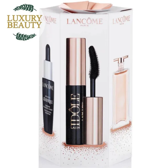 Lancôme Idôle perfume & Mascara & Face Serum Gift Set RRP £45 New 3