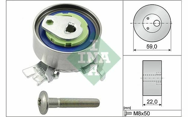 INA Galet tendeur pour OPEL CORSA ZAFIRA 531 0518 30 - Pièces Auto Mister Auto