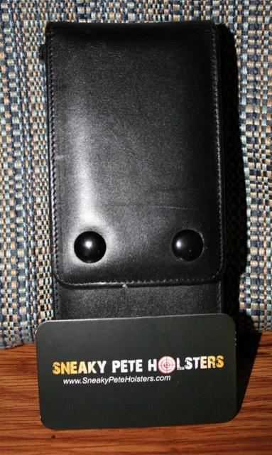 Sneaky Pete Concealment Holster Black Clip On Belt Sneaky Pete Concealment Holster Black Clip On Belt