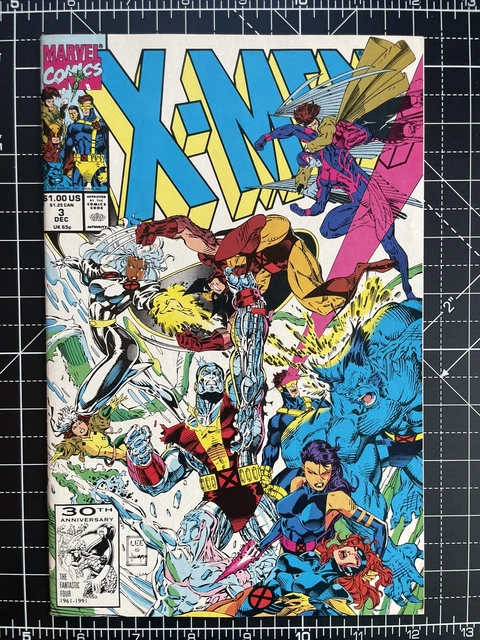 ❌🔥❌ X-MEN Vol.2 #3 1991 Marvel Comics High Grade Jim Lee Chris Claremont 