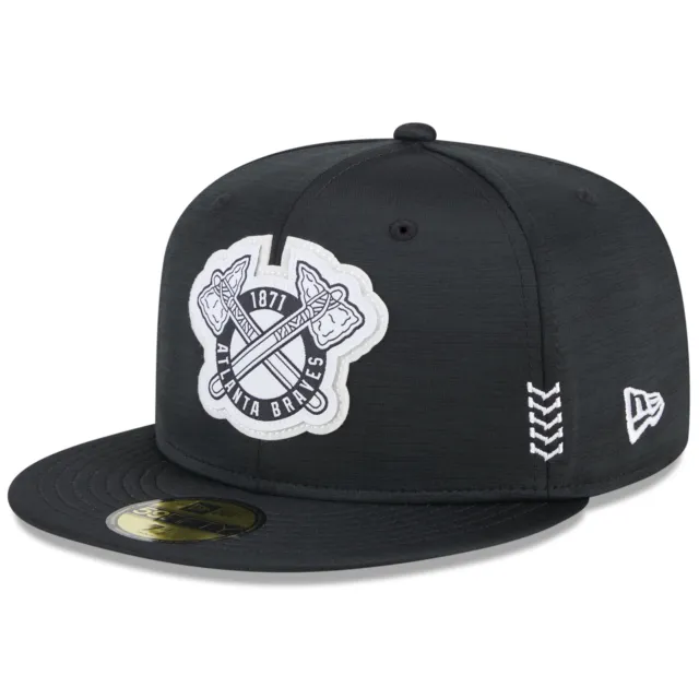 Men's New Era Royal Atlanta Braves White Logo 59FIFTY Fitted Hat 
