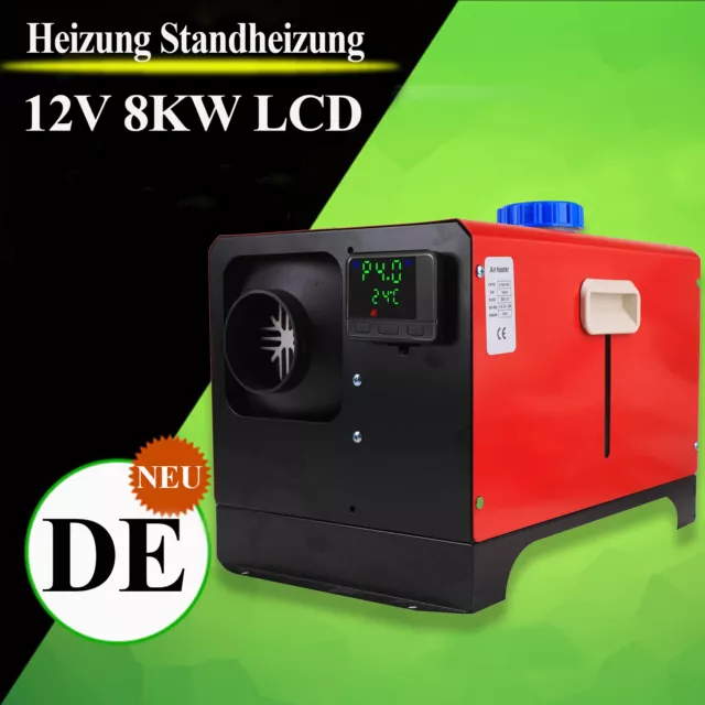 8KW 12 V Air Heater integrazione riscaldamento autonomo LCD diesel  riscaldamento auto Air Heater EUR 102,51 - PicClick IT