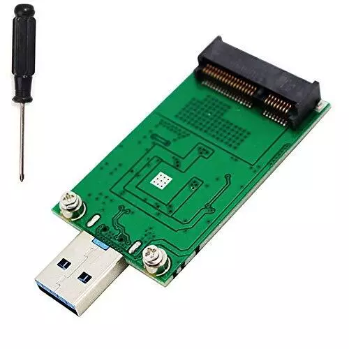 LEAGY Adaptateur mSATA SSD vers USB 3.0 mini SATA - À utiliser comme disque d...