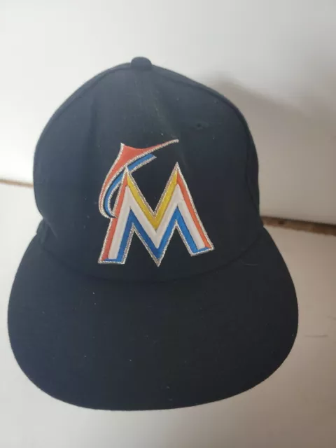 Miami Marlins 2017 All Star Game Workout Fitted Hat Size 7 Made in the USA