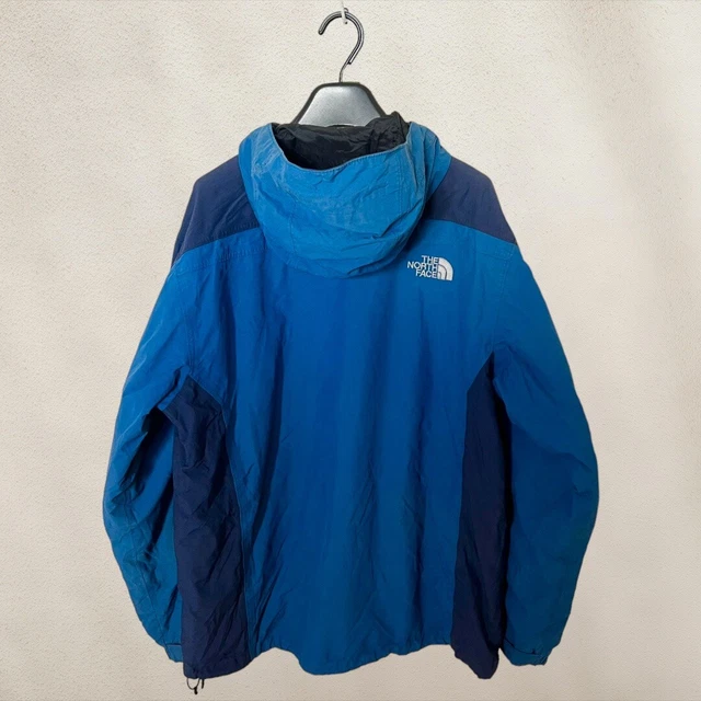 Mens Blue The North Face Hyvent Hooded Waterproof Jacket - Size Large (L) W144 2