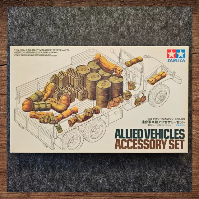 Tamiya 35229 Allied Vehicles Accessory Set 1/35 Zubehör Modellbausatz NEU OVP