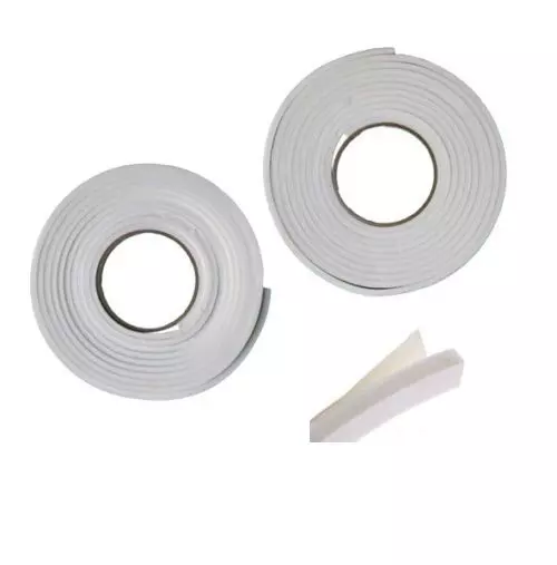 2 X 5M Door Tape Weather Foam Double Door Draught Excluder Seal Strip Insulation