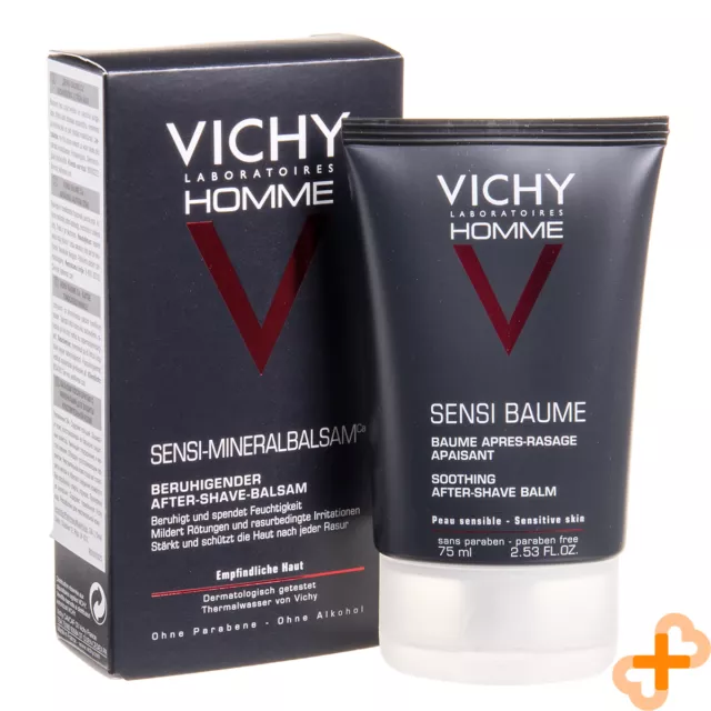 Vichy Homme Sensi Baume Lindernd after Shave Balsam 75ml Sensible Haut Reparatur