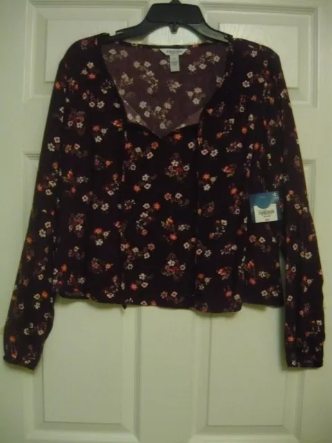 Ladies Medium Blouse Top,  Long sleeve, by Arizona Jeans Co. NWT.