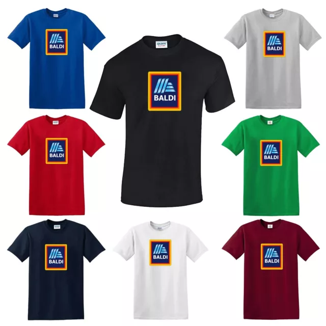 BALDI Funny T-Shirt Novelty Aldi Supermarket Bald Men's Hilarious Tee Tops Dad