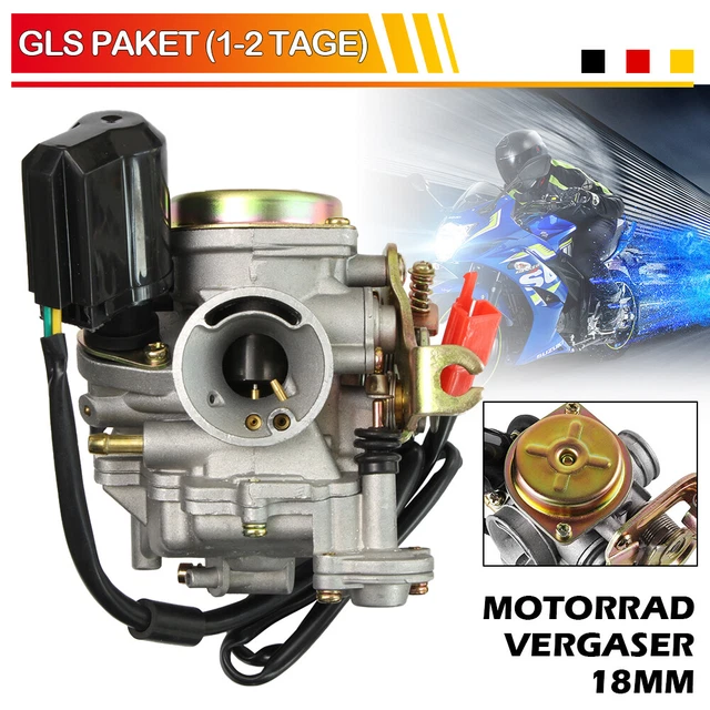 GEARMONSTER 18 Mm Scooter Carburettor And Intake Manifold For Rex RS