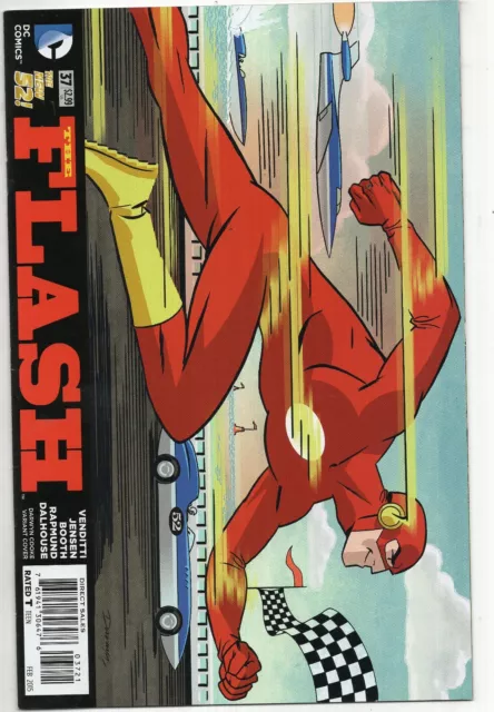 The Flash (2015) 37 NM Sideways Variant Cover