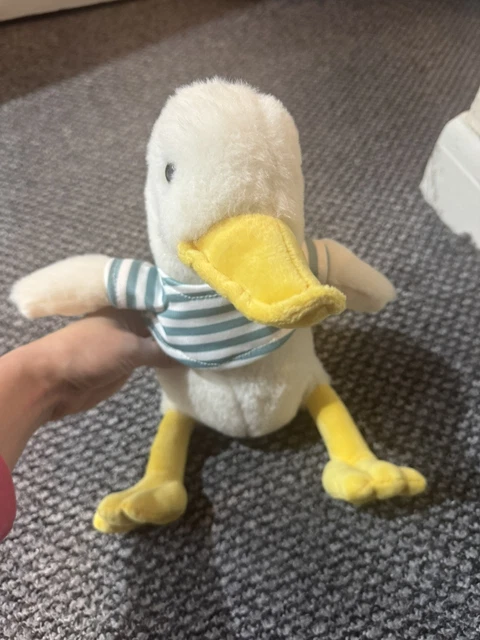 VINTAGE GEORGE PUPPY Dog Blue Patch Soft Toy Teddy Small Retired Asda  18.00 - PicClick UK