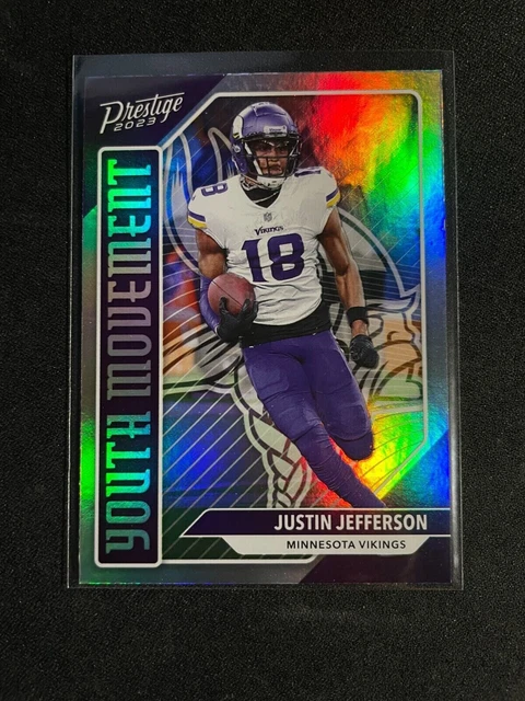 2023 Panini Prestige Youth Movement 7 Justin Jefferson - Minnesota Vikings