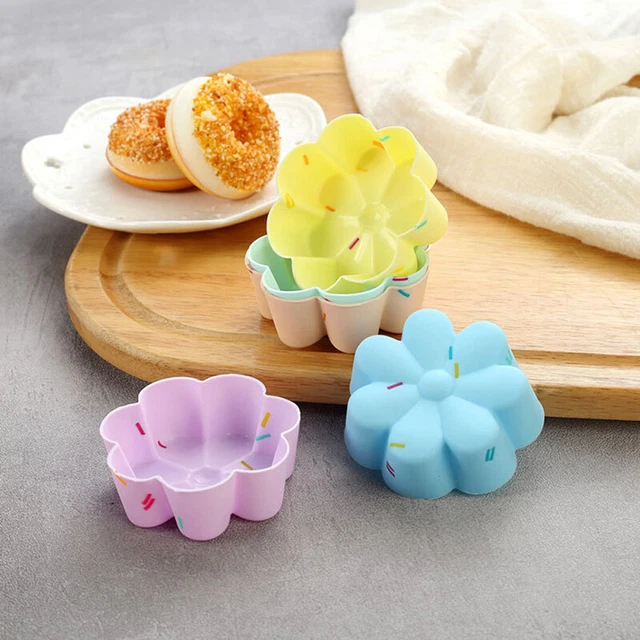 5 pcsset silicone stampo di muffin a forma di muffin da forno stampi da forno ql