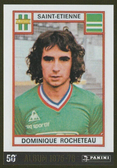 Carte Postale Dominique Rocheteau - Equipe De France Et Saint-Etienne