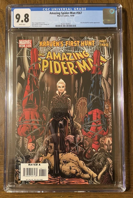 Amazing Spider-Man #567 (2008) Marvel CGC 9.8 1st Appearance of Sasha Kravinoff!