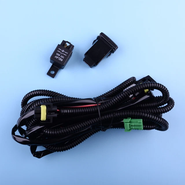 LED FOG LIGHT Wiring Harness Switch Relay Kit Fits For Toyota 4Runner