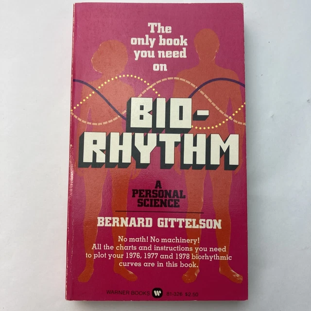 Bio-Rhythm Computerized Study Biological Clocks Bernard Gittelson 1977 Paperback