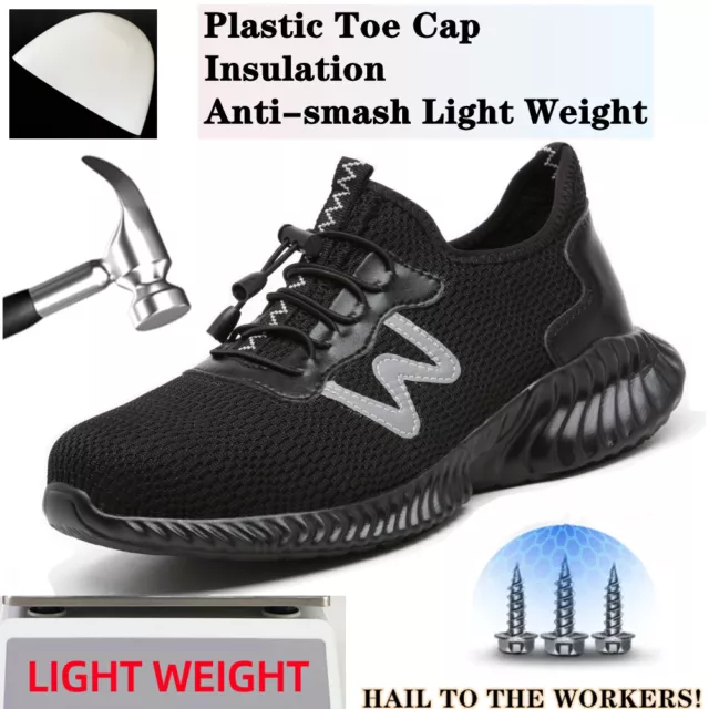 Safety Shoes Work Protection Shoes Composite Plastic Toe Cap Shoes Men Women Rcx