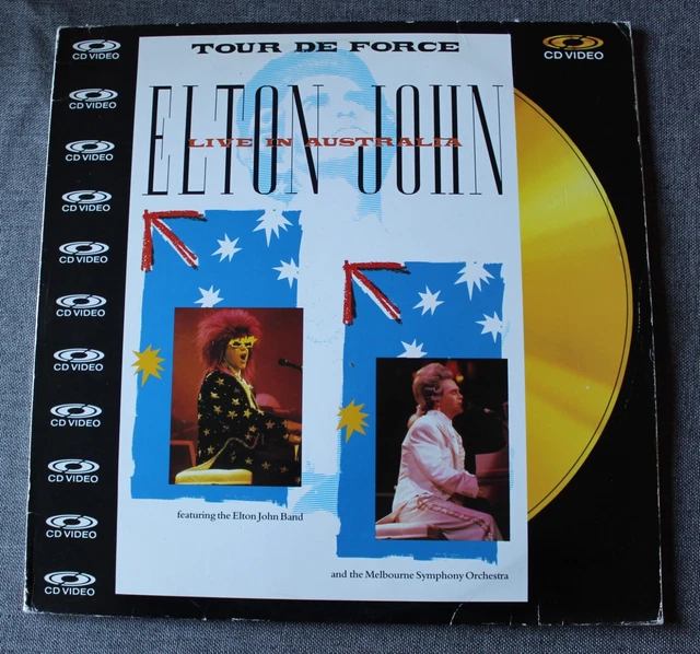 Elton John, tour de force - live in Australia,  Laserdisc video laser