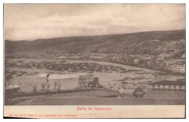 TT0031/ Bahia de Valparaiso  Hafen    AK Chile  ca.1912