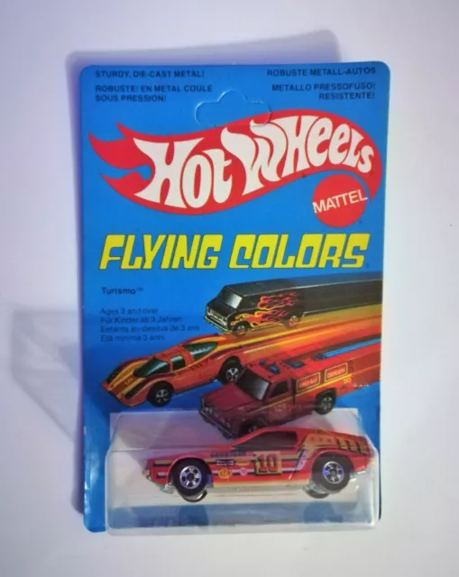Mattel Hot Wheels TURISMO Flying Colors new mosc perfect rare 1979