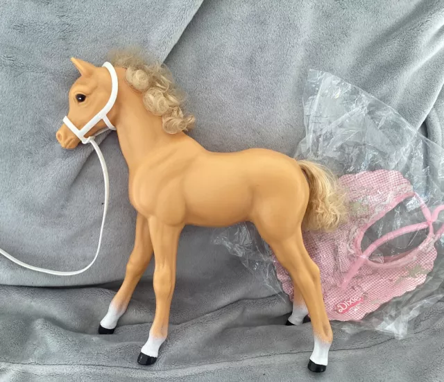 Vintage 1980's Barbie Doll Dream Horse Palomino Baby Pony Dixie.  7073. Rare