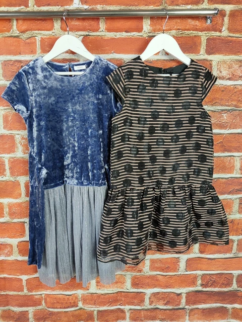Girls Bundle Age 6-7 Years Next Dress Set Velpour Summer Party Occasion 122Cm