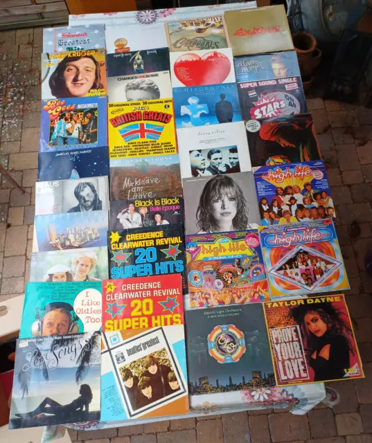 60 Schallplatten,LP's Vinyl Sammlung Konvolut, 70/80er Jahre Rock Pop Disco