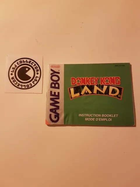 Donkey Long Land - Gameboy - Nintendo - Notice FAH