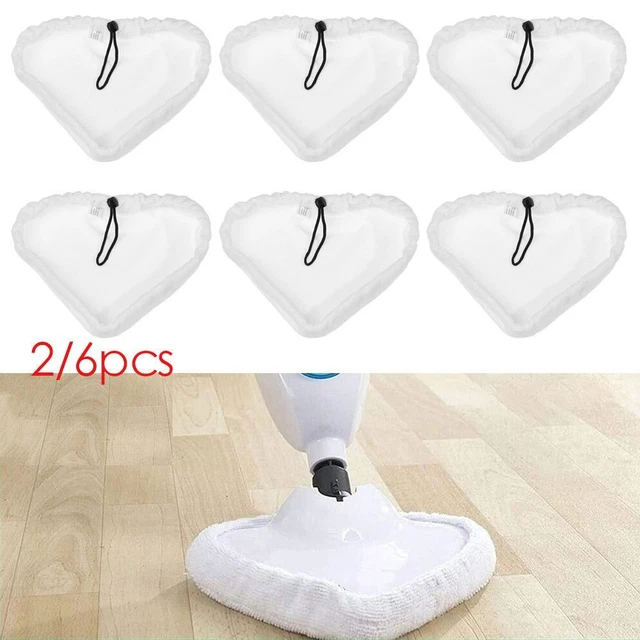 Alfombrillas limpiadoras de microfibra de paño de polvo almohadillas de repuesto para cabezal de fregona de vapor para H2O X5
