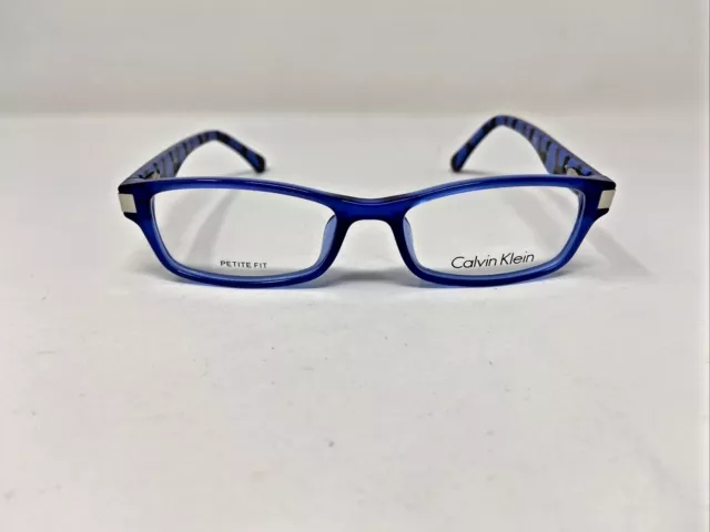 Calvin Klein Eyeglasses Frames CK5866 438 46-15-135 Blue Full Rim OW22