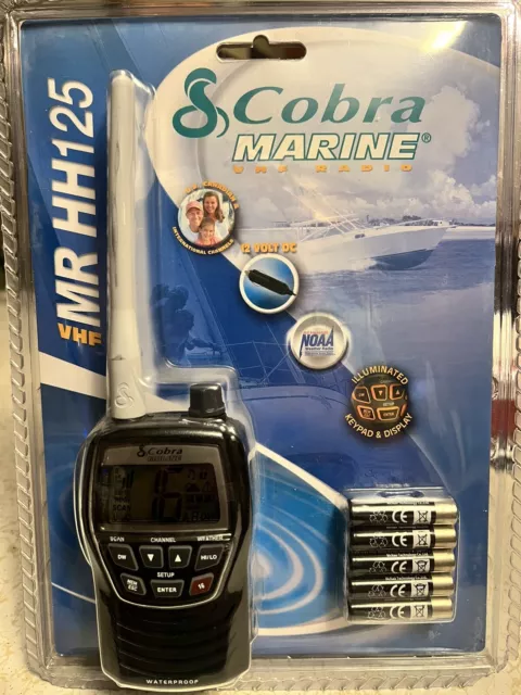 Cobra MARINE hand held radio MR HH125