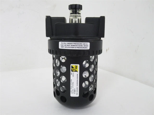 229817 New-No Box; Master Pneumatic L28D-3 Lubricator; 3/8"NPT; 150PSI