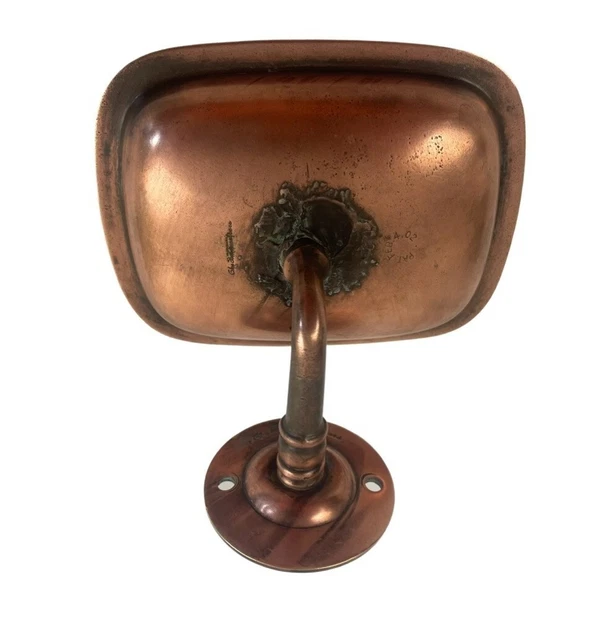 Antique c1902 Brasscrafters Copper Plated Brass Wall Mount Soap Dish 3