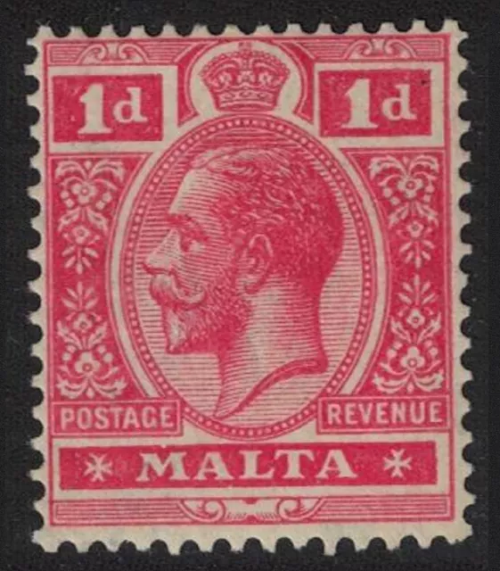 SALE Malta George V 1d 1914 MH SG#73