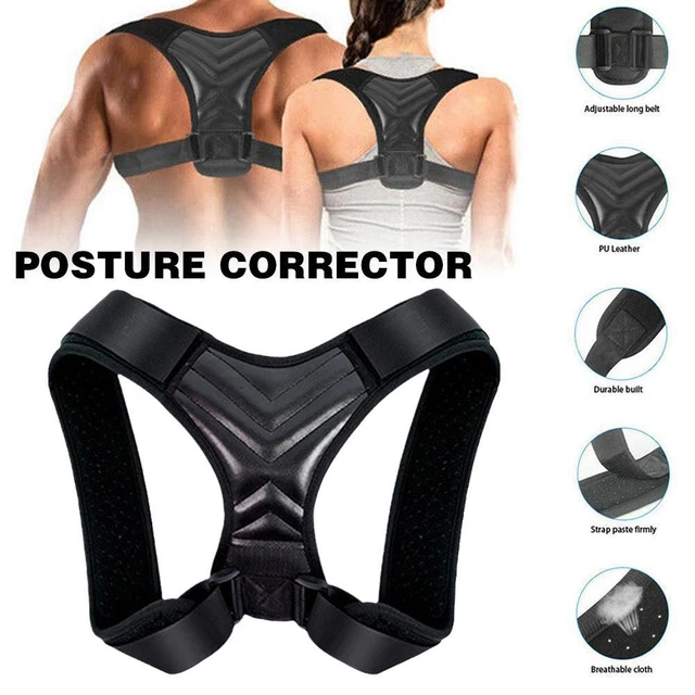 Posture Clavicle Back Support Corrector Back Straight Female Male Student. K7U8
