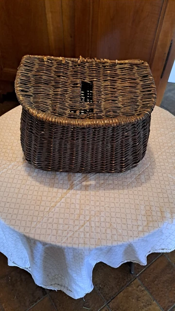 Sac De Pêche Vintage Masland Cumberland Années 50 - Creel En Osier