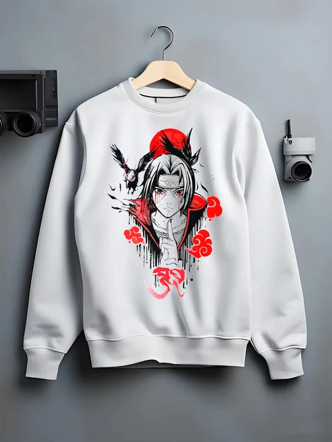 ITACHI UCHIHA AKATSUKI Mangekyou Sharingan Naruto Anime Inspired Hoodie T Shirt 26.84 PicClick UK
