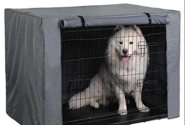 Dog Crate Cover ONLY Folding Extra Large Giant Breed Kennel for XL Wire Cage 48″