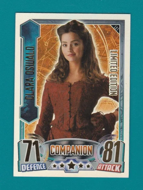 Dr Doctor Who ALIEN ATTAX CLARA OSWALD LE1 Limited Edition Lenticular Card Topps