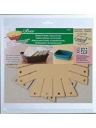 Clover 8424: Marcos /Basket Frames, Anguloso/Grande, 2 Stück-packg (4,45 / Pcs
