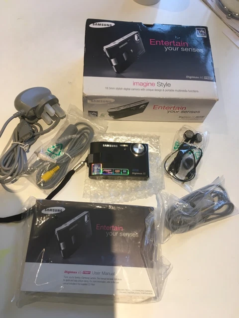 Samsung Digimax I6 6.0MP Digital Camera - Black