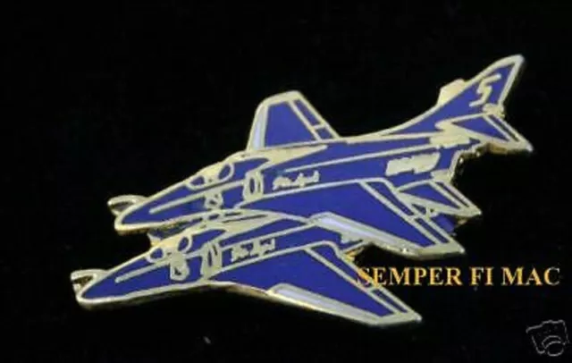 Us Navy Blue Angels Dual A-4 Skyhawk Uss Pin Marines