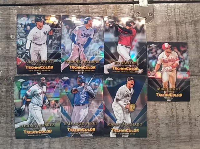 2023 Topps Chrome Insert MLB Baseball Cards - Pick Your Card / Complete Your Set