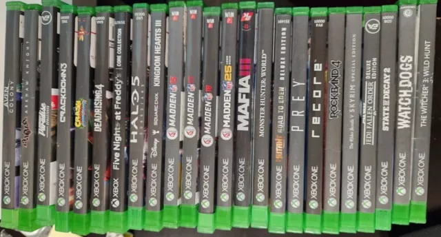 Microsoft Xbox ONE Games! You Choose from Large Selection! With Cases!
