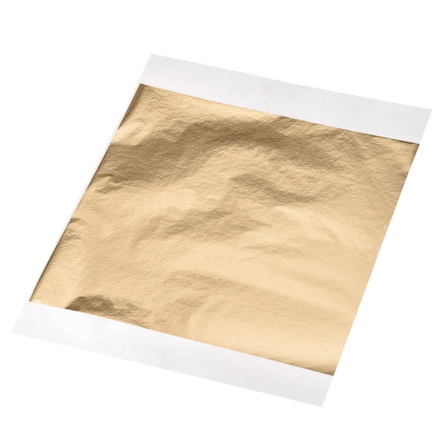 FEUILLE DE FEUILLE D'Or Champagne Doré Feuilles De Papier 55 X 55 Pouce Pour ... EUR 31,12